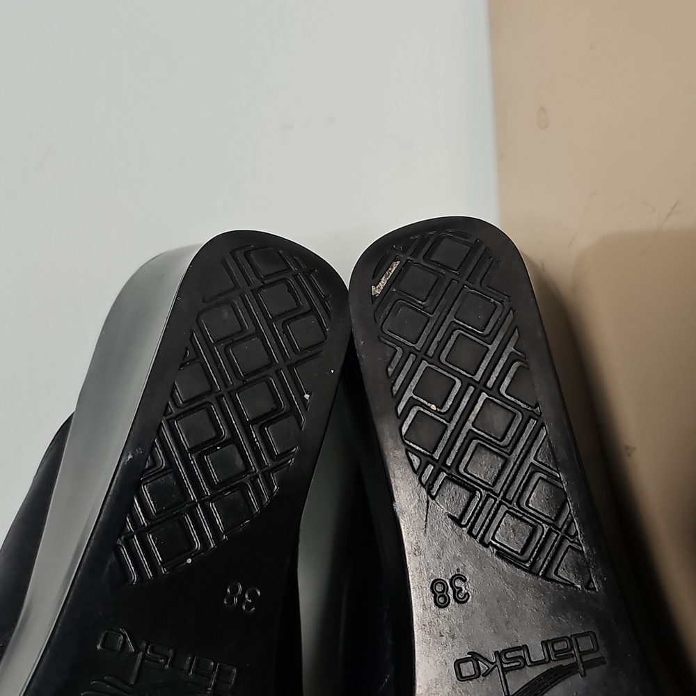 DANSKO AVA PRINT Black/White 38 Sandals Shoes Comfort Leather - Picture 10 of 10